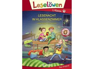 9783743201378 - Leselöwen 1 Klasse   Leselöwen 1 Klasse - Lesenacht im Klassenzimmer (Großbuchstabenausgabe) - Anna Taube Gebunden