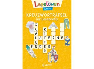 9783743213951 - Leselöwen Rätselwelt   Leselöwen Kreuzworträtsel für Leseprofis - 2 Klasse (Sonnengelb) Kartoniert (TB)