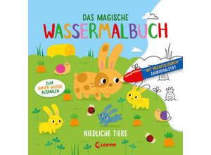 9783743214729 - Das magische Wassermalbuch - Niedliche Tiere Kartoniert (TB)