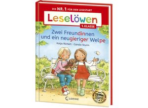 9783743216310 - Leselöwen 1 Klasse - Zwei Freundinnen und ein neugieriger Welpe - Katja Richert Gebunden