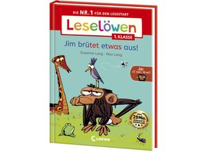 9783743217256 - Leselöwen 1 Klasse   Leselöwen 1 Klasse - Jim ist mies drauf - Jim brütet etwas aus! - Suzanne Lang Gebunden