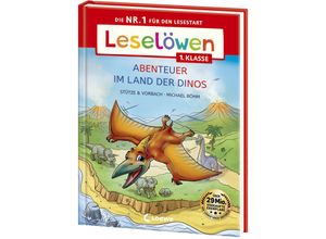 9783743217805 - Leselöwen 1 Klasse - Abenteuer im Land der Dinos Großdruck - Stütze & Vorbach Gebunden