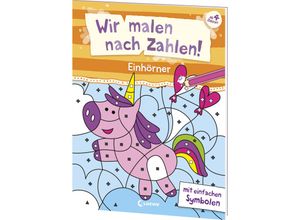 9783743218390 - Wir malen nach Zahlen! - Einhörner Kartoniert (TB)