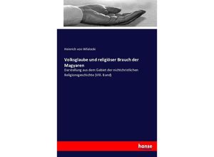 9783743319301 - Volksglaube und religiöser Brauch der Magyaren - Heinrich von Wlislocki Kartoniert (TB)