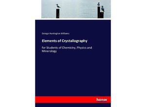 9783743346369 - Elements of Crystallography - George Huntington Williams Kartoniert (TB)