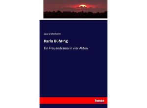 9783743350861 - Karla Bühring - Laura Marholm Kartoniert (TB)