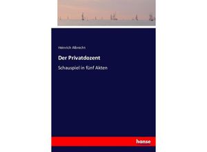 9783743353251 - Der Privatdozent - Heinrich Albrecht Kartoniert (TB)