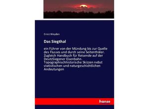 9783743359055 - Das Siegthal - Ernst Weyden Kartoniert (TB)