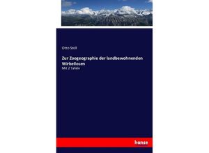 9783743359130 - Zur Zoogeographie der landbewohnenden Wirbellosen - Otto Stoll Kartoniert (TB)