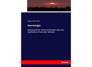 9783743360075 - Heortologie - August Mommsen Kartoniert (TB)