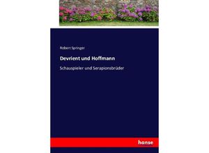 9783743362253 - Devrient und Hoffmann - Robert Springer Kartoniert (TB)