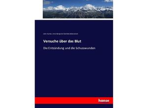 9783743375024 - Versuche über das Blut - John Hunter Ernst Benjamin Gottlieb Hebenstreit Kartoniert (TB)