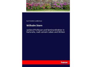 9783743375062 - Wilhelm Stern - Karl Friedrich Ledderhose Kartoniert (TB)