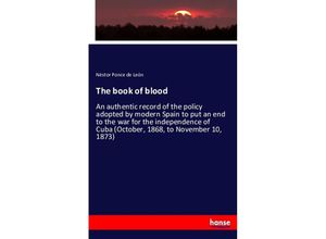 9783743376717 - The book of blood - Néstor Ponce de León Kartoniert (TB)