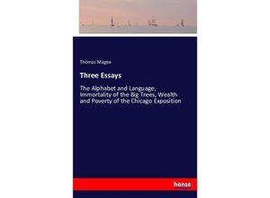 9783743388673 - Three Essays - Thomas Magee Kartoniert (TB)