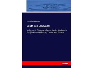 9783743394049 - South Sea Languages - Donald Macdonald Kartoniert (TB)