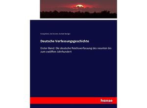 9783743397682 - Deutsche Verfassungsgeschichte - Georg Waitz Karl Zeumer Gehard Seeliger Kartoniert (TB)