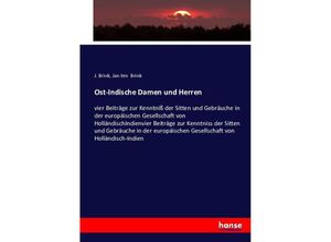 9783743413818 - Ost-Indische Damen und Herren - J Brink Jan ten Brink Kartoniert (TB)