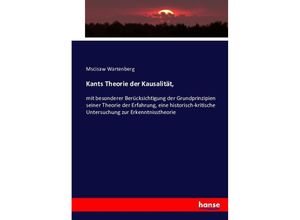 9783743414457 - Kants Theorie der Kausalität - Mscisaw Wartenberg Kartoniert (TB)