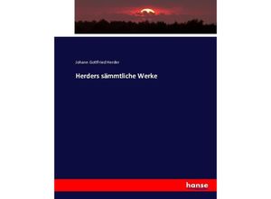 9783743433489 - Herders sämmtliche Werke - Johann Gottfried Herder Kartoniert (TB)