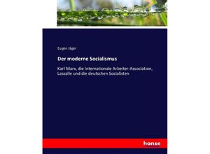 9783743438927 - Der moderne Socialismus - Eugen Jäger Kartoniert (TB)