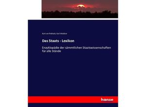 9783743443891 - Das Staats - Lexikon - Carl von Rotteck Karl Welcker Kartoniert (TB)