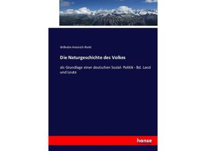 9783743462557 - Die Naturgeschichte des Volkes - Wilhelm Heinrich Riehl Kartoniert (TB)