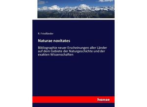 9783743466388 - Naturae novitates - R Friedländer Kartoniert (TB)