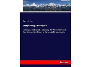 9783743473775 - Herpetologia Europaea - Egid Schreiber Kartoniert (TB)