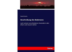 9783743482920 - Beschreibung des Bodensees - David Hünlin Kartoniert (TB)