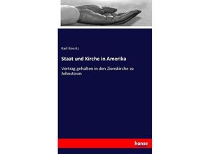 9783743494640 - Staat und Kirche in Amerika - Karl Knortz Kartoniert (TB)