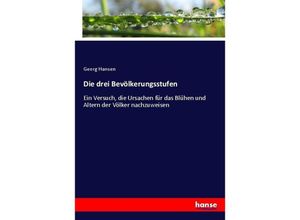 9783743497351 - Die drei Bevölkerungsstufen - Georg Hansen Kartoniert (TB)