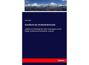 9783743615359 - Handbuch der Straßenbahnkunde - Karl Hilse Kartoniert (TB)