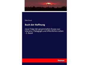 9783743621671 - Buch der Hoffnung - Otto Ernst Kartoniert (TB)