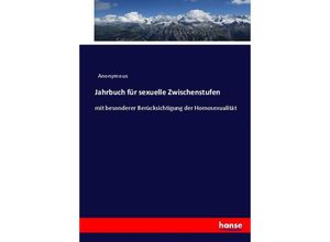 9783743622012 - Jahrbuch für sexuelle Zwischenstufen - Heinrich Preschers Kartoniert (TB)