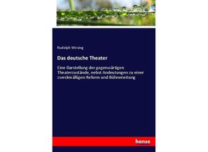 9783743625198 - Das deutsche Theater - Rudolph Wirsing Kartoniert (TB)