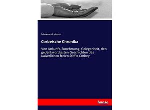 9783743662254 - Corbeische Chronika - Johannes Letzner Kartoniert (TB)