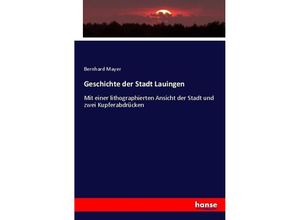 9783743664913 - Geschichte der Stadt Lauingen - Bernhard Mayer Kartoniert (TB)