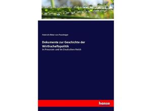 9783743673557 - Dokumente zur Geschichte der Wirthschaftspolitik - Heinrich von Poschinger Kartoniert (TB)