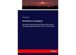 9783743682603 - Geschichte von England - David Hume Kartoniert (TB)