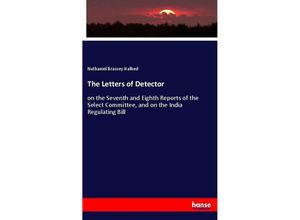 9783743687233 - The Letters of Detector - Nathaniel Brassey Halhed Kartoniert (TB)