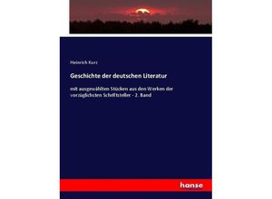 9783743688285 - Geschichte der deutschen Literatur - Heinrich Kurz Kartoniert (TB)