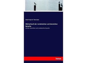 9783744600620 - Wörterbuch der romänischen und deutschen Sprache - Saba Popovic Barcianu Kartoniert (TB)