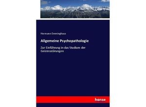 9783744603171 - Allgemeine Psychopathologie - Hermann Emminghaus Kartoniert (TB)