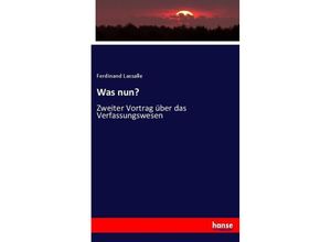 9783744605274 - Was nun? - Ferdinand Lassalle Kartoniert (TB)