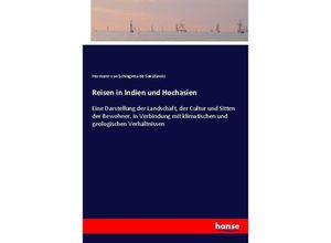 9783744614283 - Reisen in Indien und Hochasien - Hermann von Schlagintweit Kartoniert (TB)