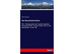 9783744614511 - Die Nemathelminthen - Otto Hamann Kartoniert (TB)