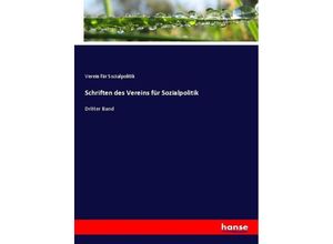 9783744616904 - Schriften des Vereins für SozialpolitikBd3 Kartoniert (TB)