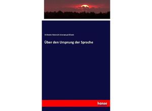 9783744626491 - Über den Ursprung der Sprache - Wilhelm Heinrich Immanuel Bleek Kartoniert (TB)