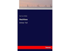 9783744641722 - Nachlese - Karl von Holtei Kartoniert (TB)